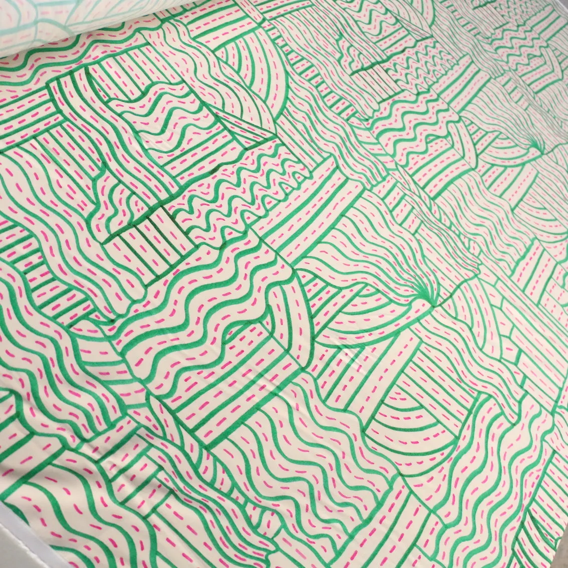 On The Road Again Viscose Twill Sateen