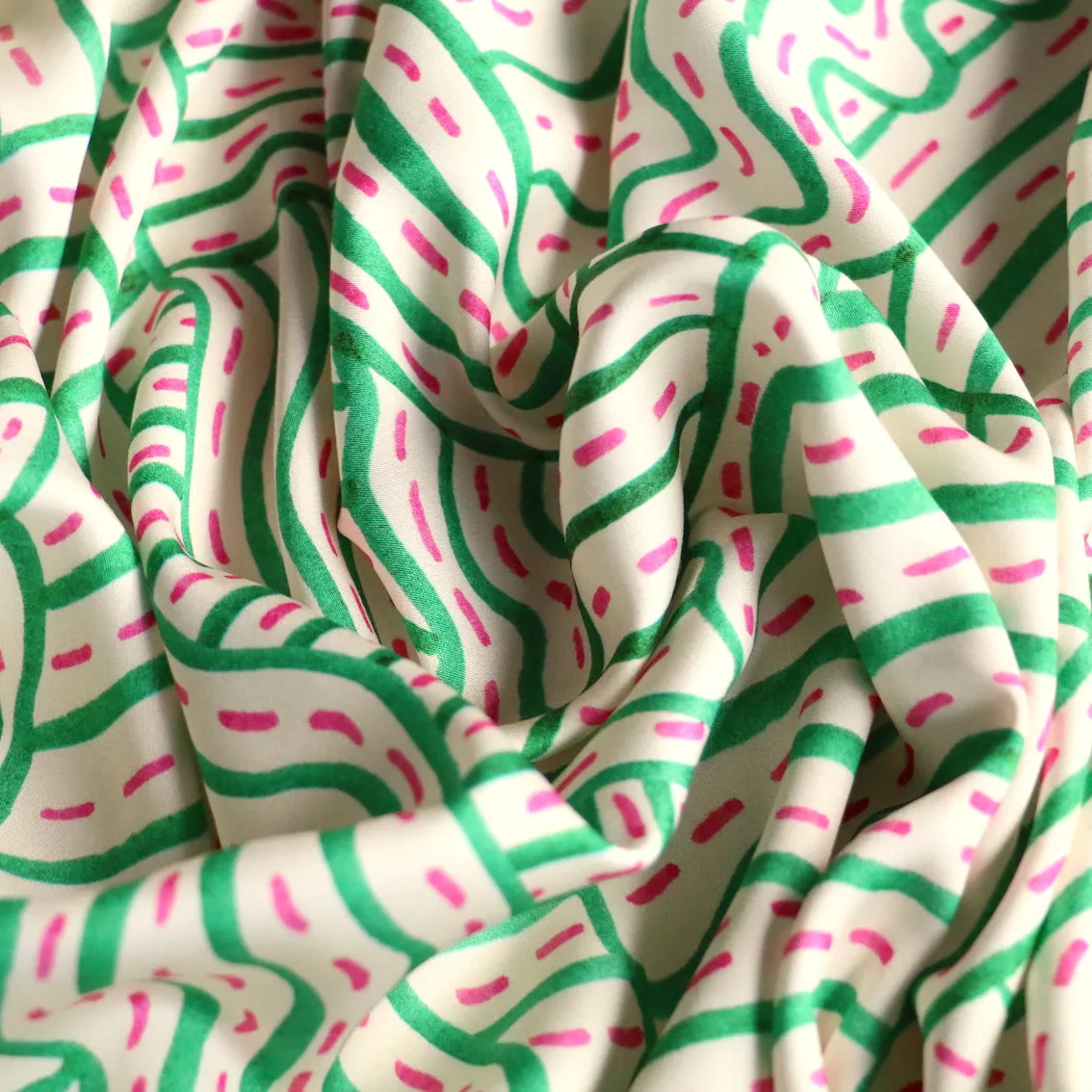 On The Road Again Viscose Twill Sateen