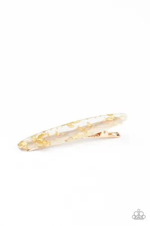 Paparazzi Hair Accessories ~ Confetti Couture - Gold