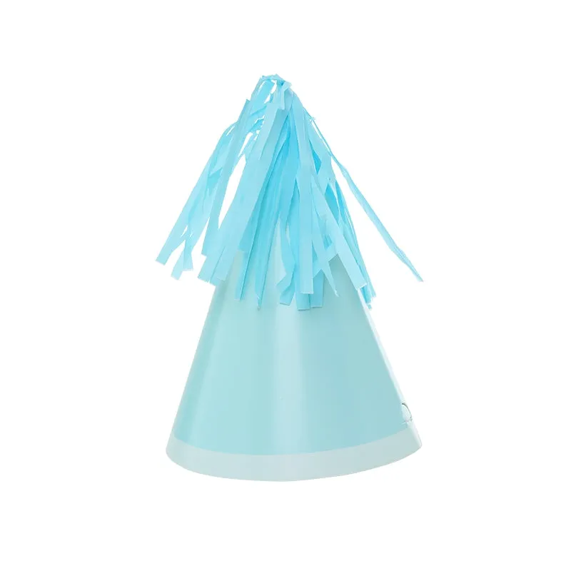 Pastel Blue Party Hats (10 pack)
