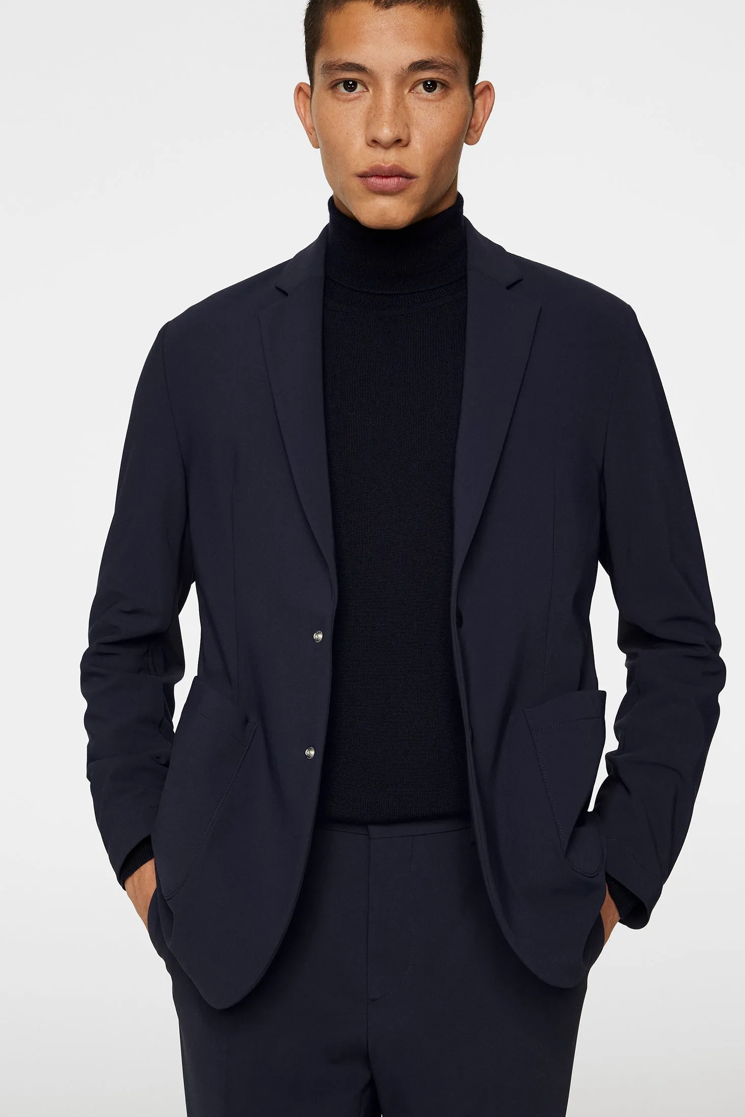 Pat Bonded Jersey Blazer