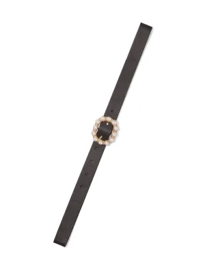 Pearl-Buckle Belt