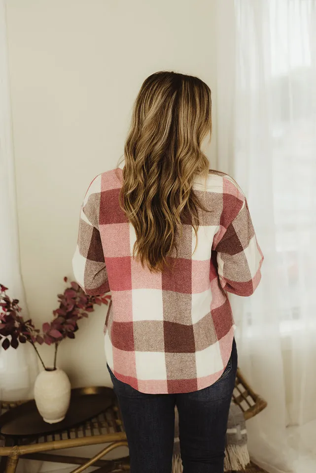Plaid Colorblock Jacket
