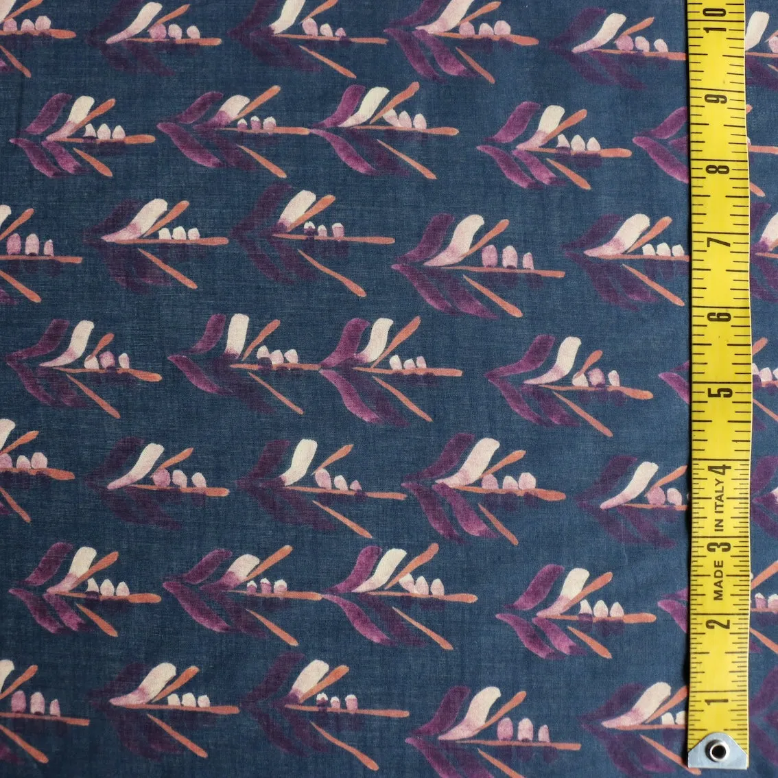 Plum Forest Cotton/Silk Voile