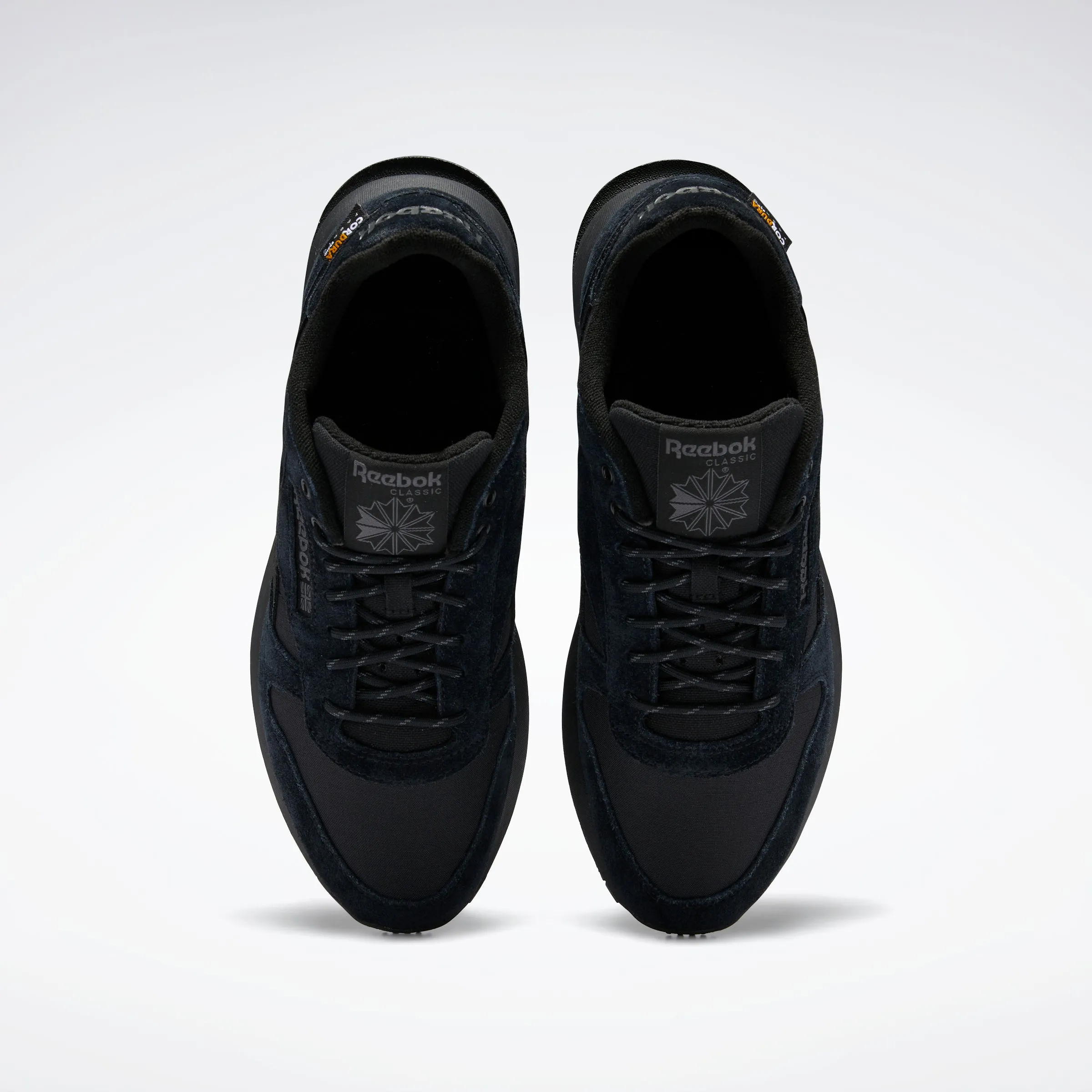 Reebok Footwear Men Classic Leather Shoes Cblack/Cblack/Purgry