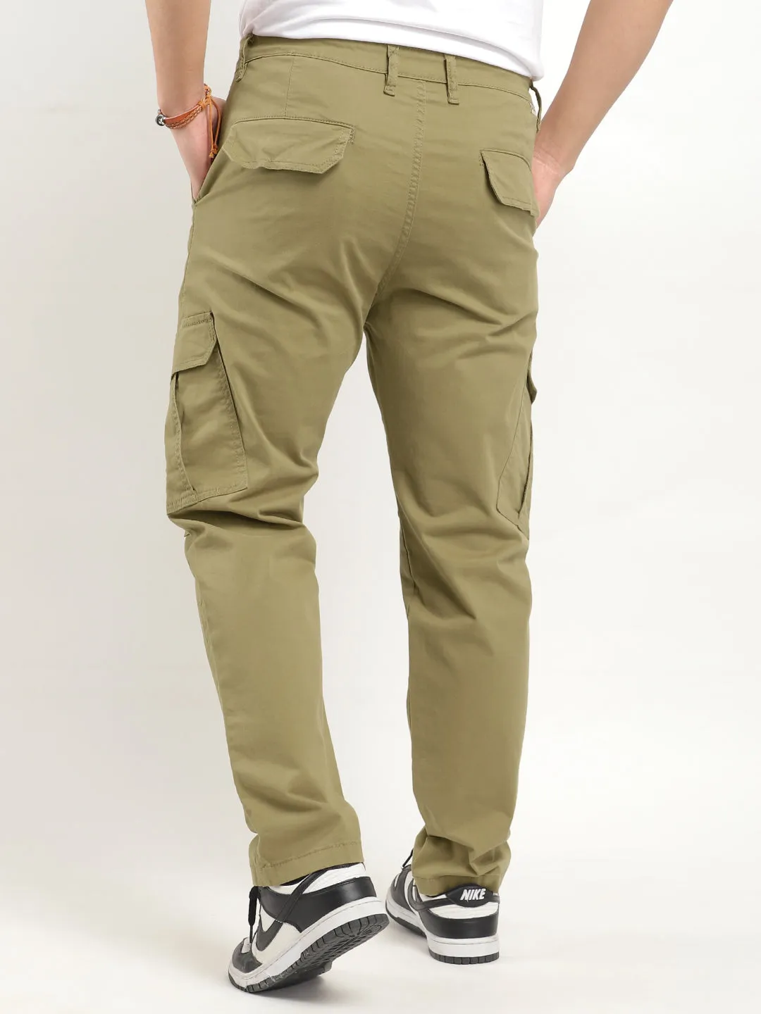 Regal Wears Khaki Cotton Cargo