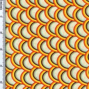 Riley Blake Designs Rainbow on Cream Cotton Prints