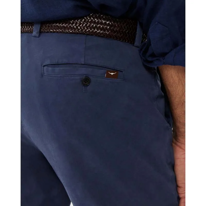 R.M.Williams Berwick Mens Chino Trousers - Blue