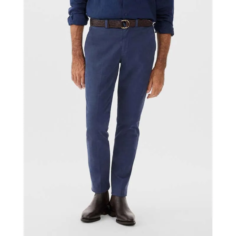 R.M.Williams Berwick Mens Chino Trousers - Blue
