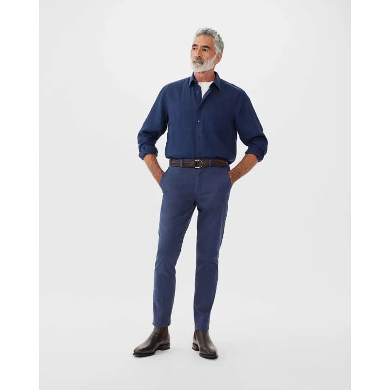R.M.Williams Berwick Mens Chino Trousers - Blue