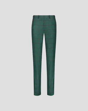 SG Dress Trouser - Green Window Pane