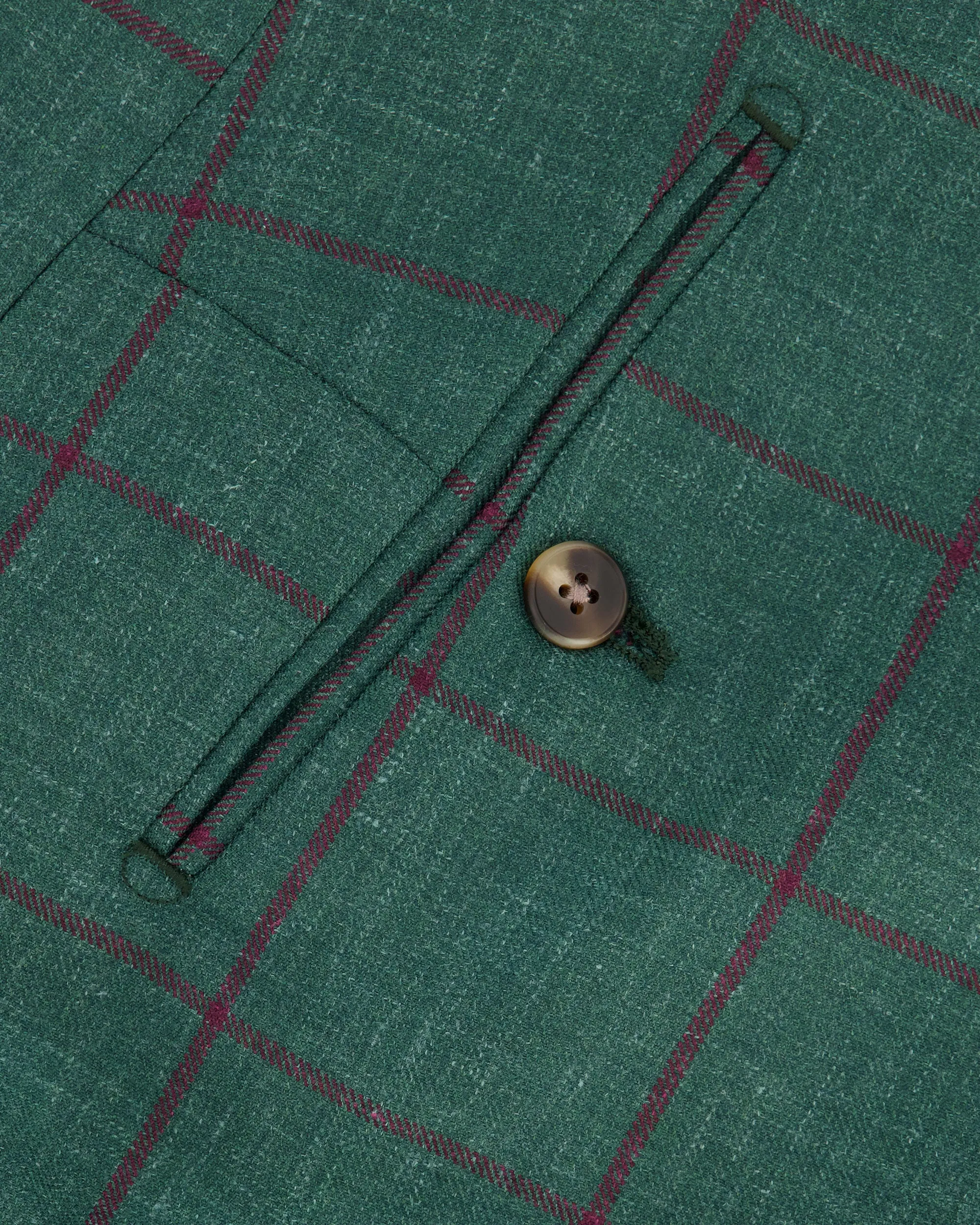 SG Dress Trouser - Green Window Pane