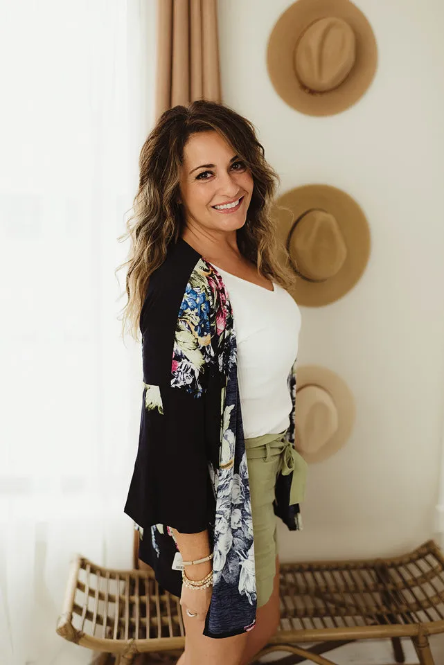Side Slit Floral