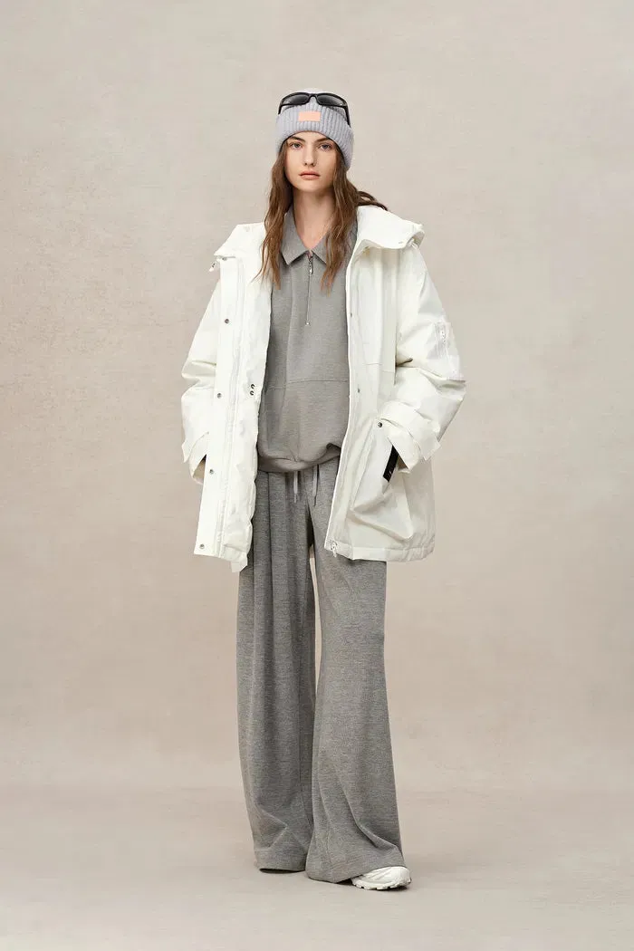 Sogne Parka Goose Down Jacket in Waterproof Fabric