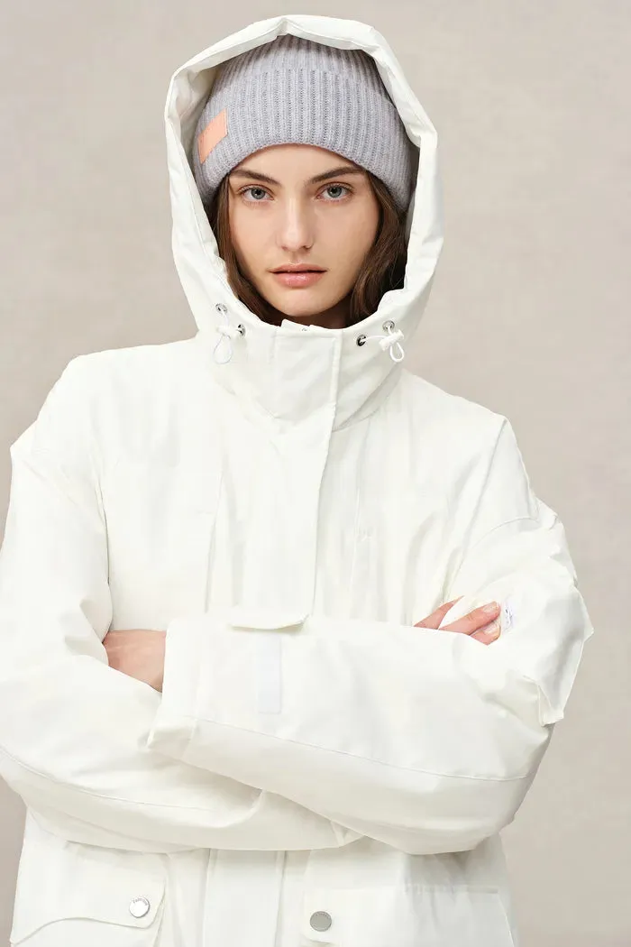 Sogne Parka Goose Down Jacket in Waterproof Fabric