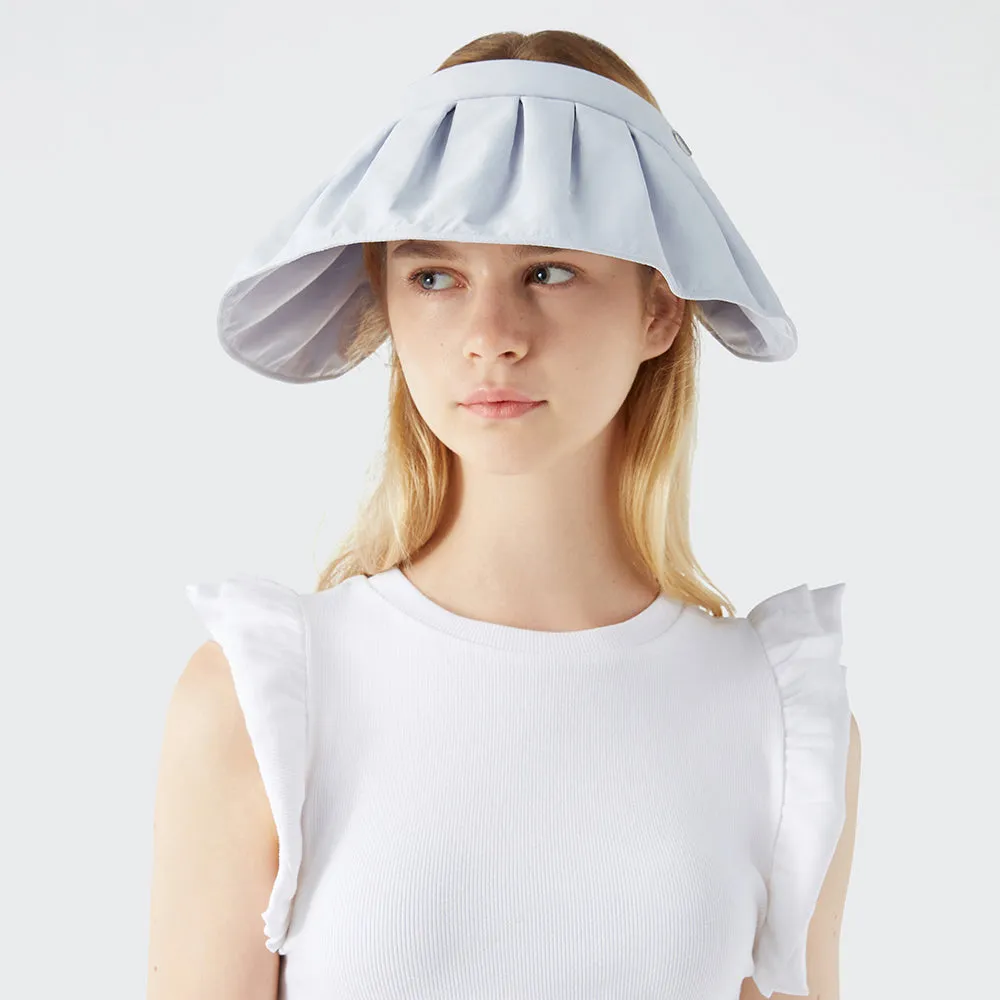 Sun Protection Wide Brim Foldable Hats Roll-Up Headband Visor UPF 50 
