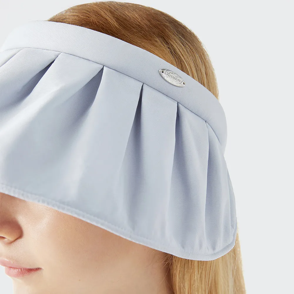 Sun Protection Wide Brim Foldable Hats Roll-Up Headband Visor UPF 50 