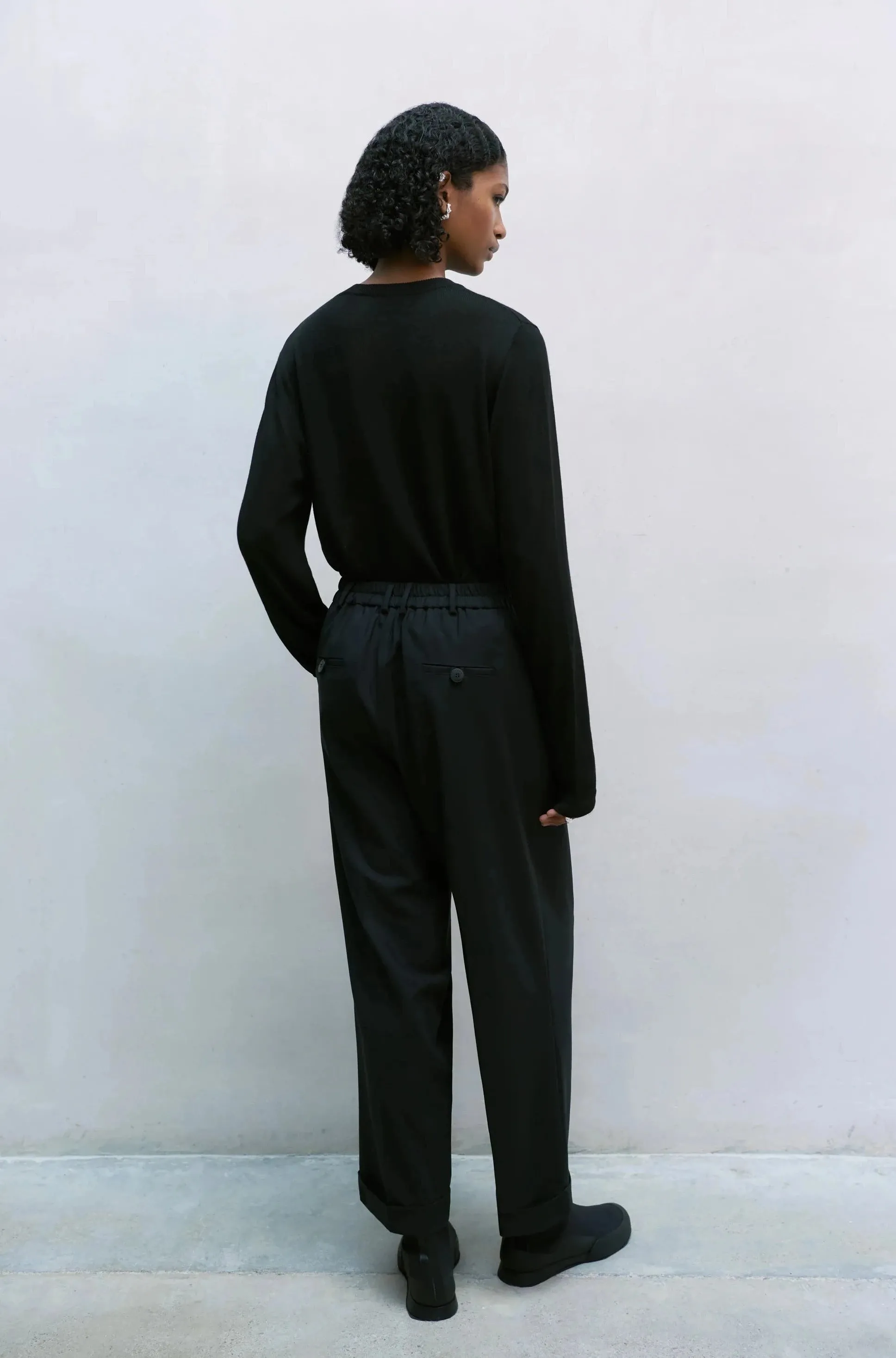 Tailoring Masculine Pants, Black