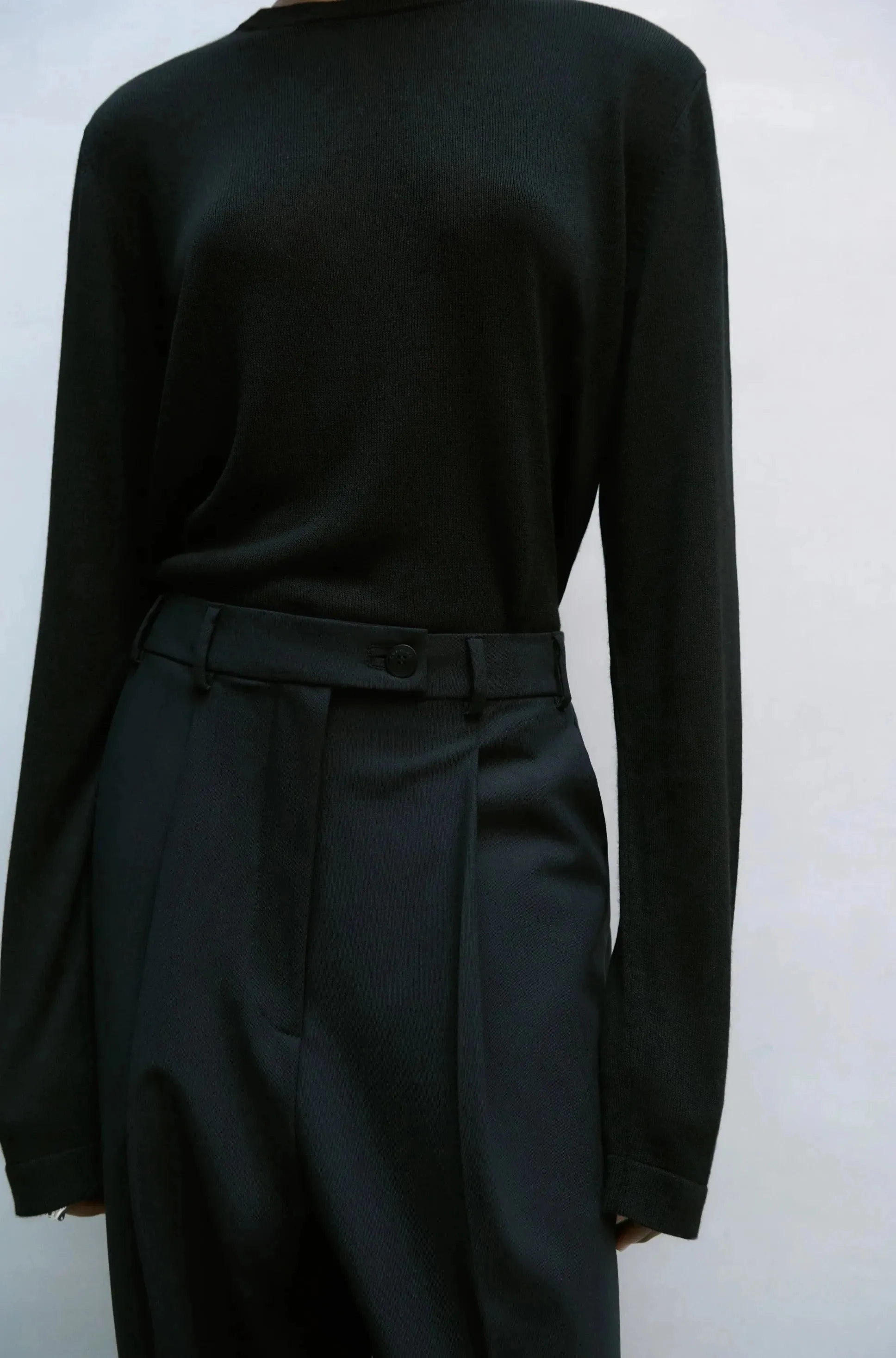 Tailoring Masculine Pants, Black