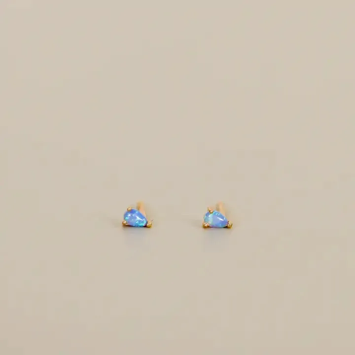 Teardrop Stud Earring