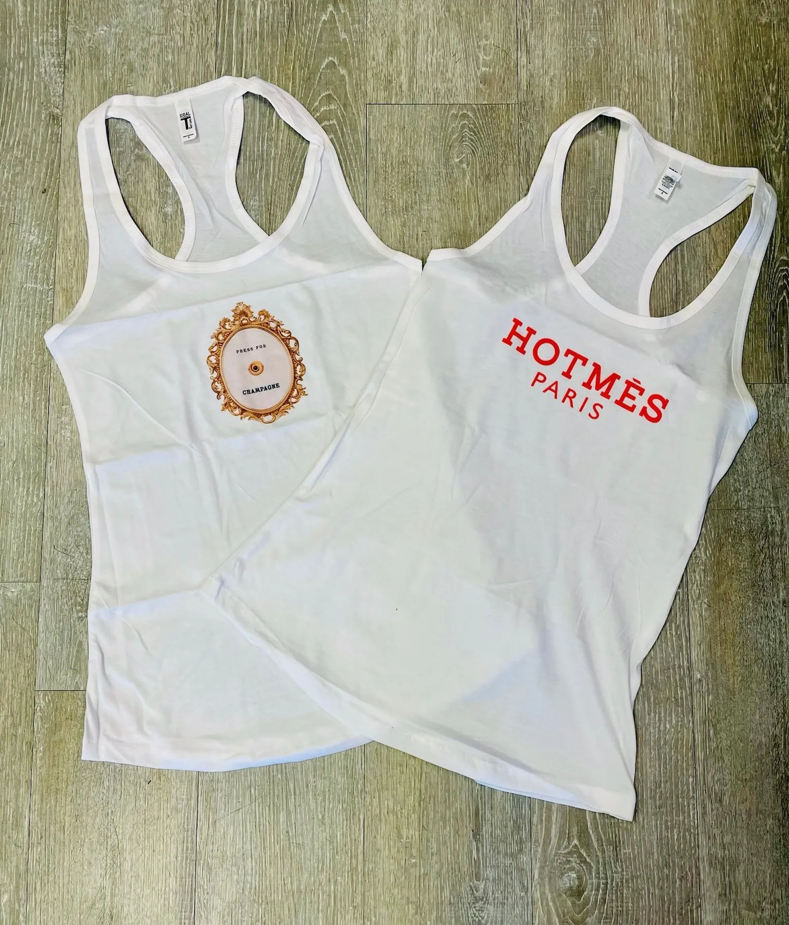 Toss Tank Tops - White