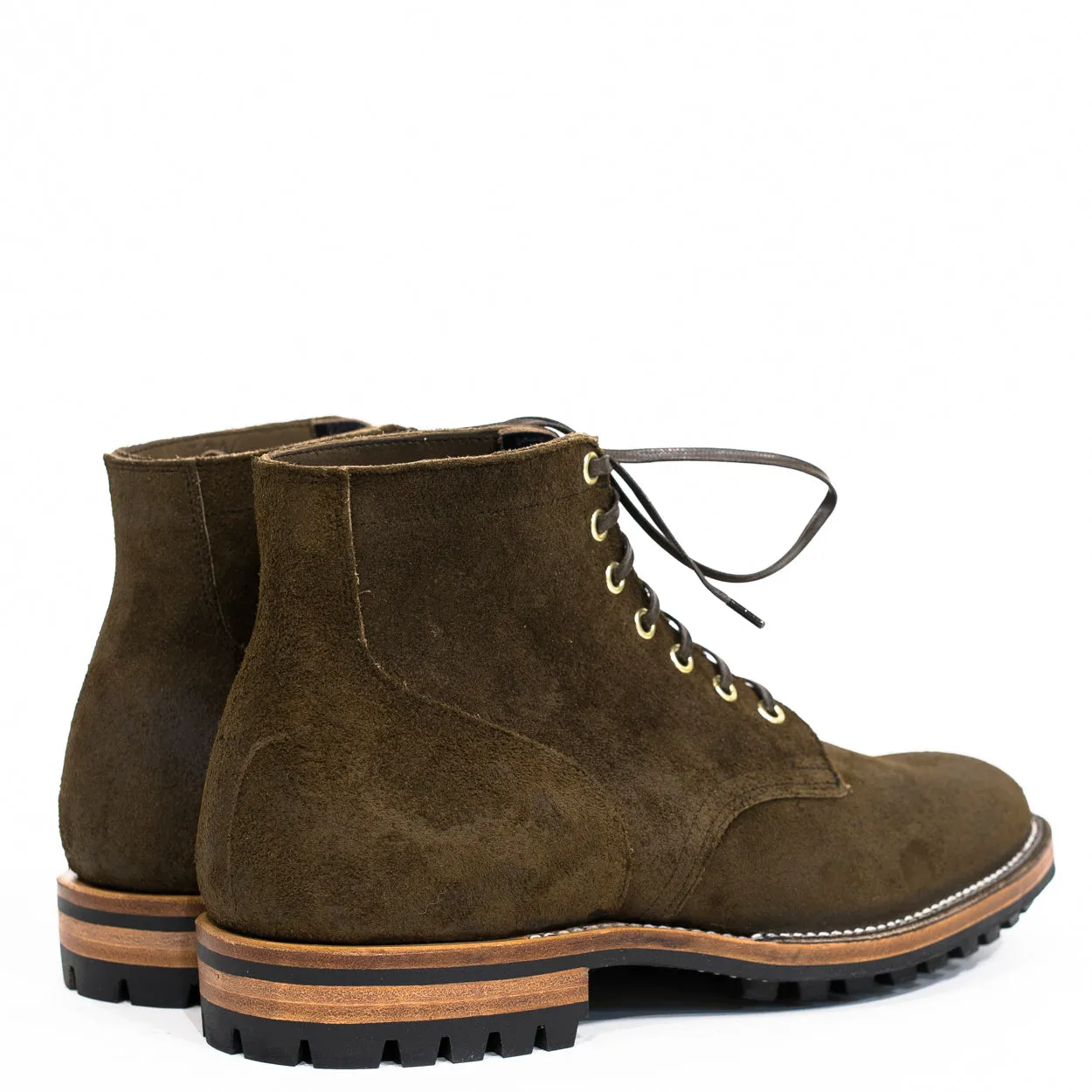 Viberg - Mushroom Chamois Roughout Service Boot 2030 Last