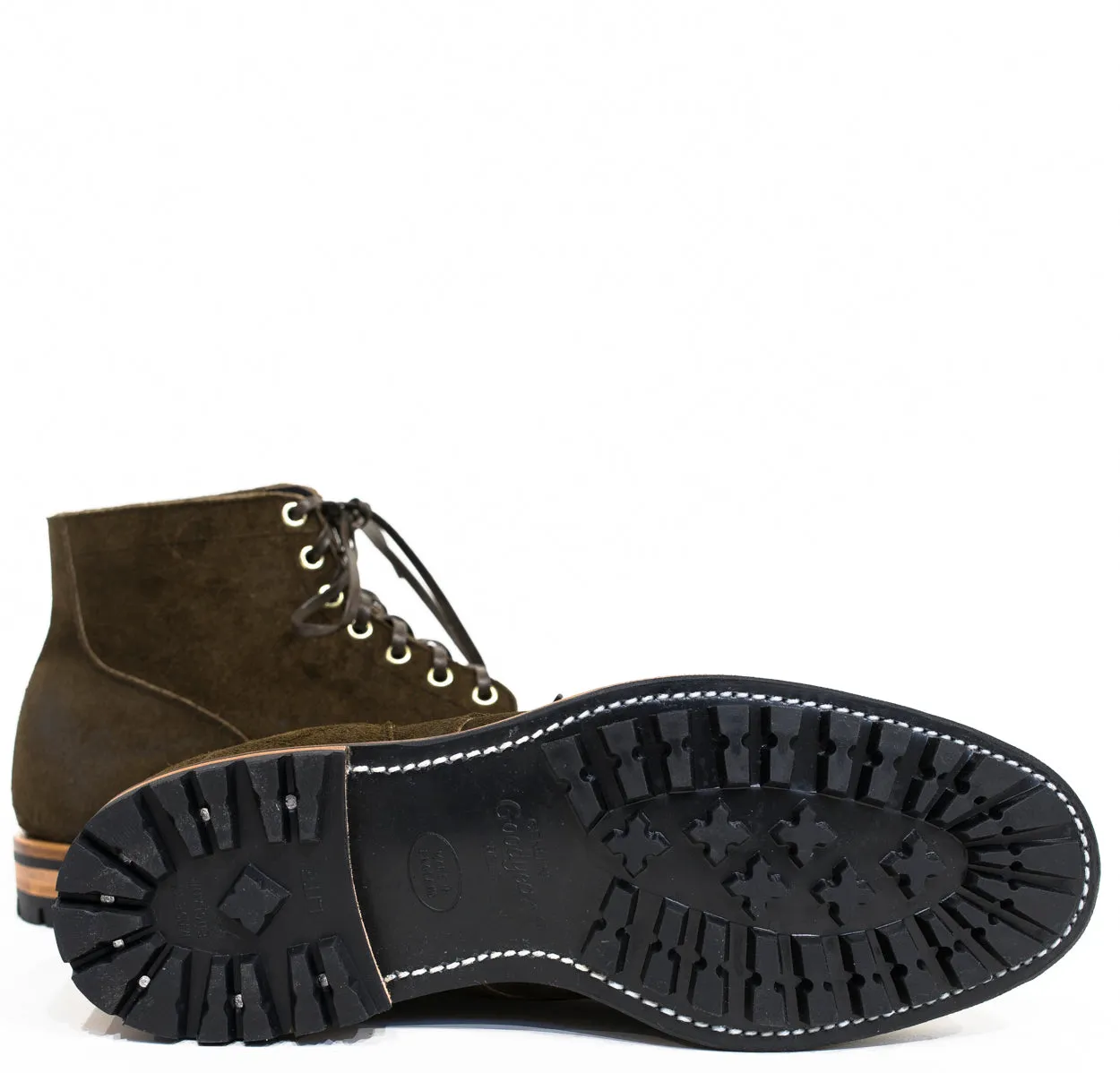 Viberg - Mushroom Chamois Roughout Service Boot 2030 Last