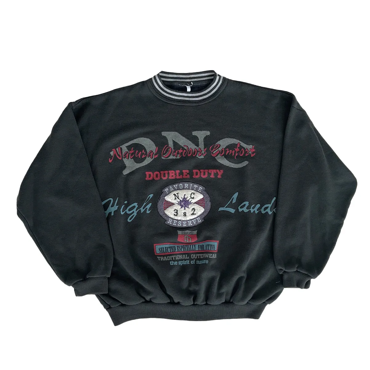 Vintage Natural Outdoor Comfort Sweater L