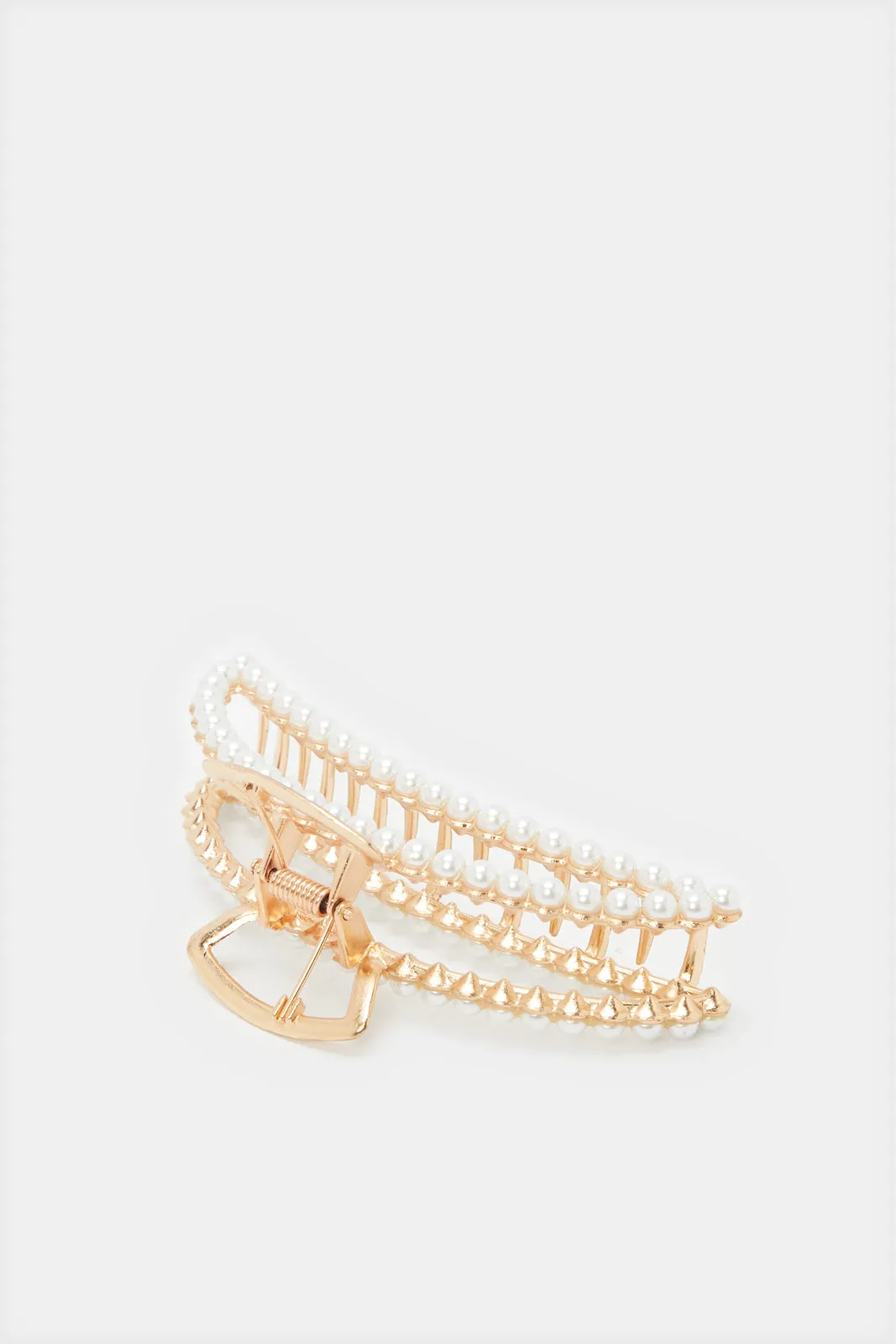 Women Gold Embellished Hair Claw