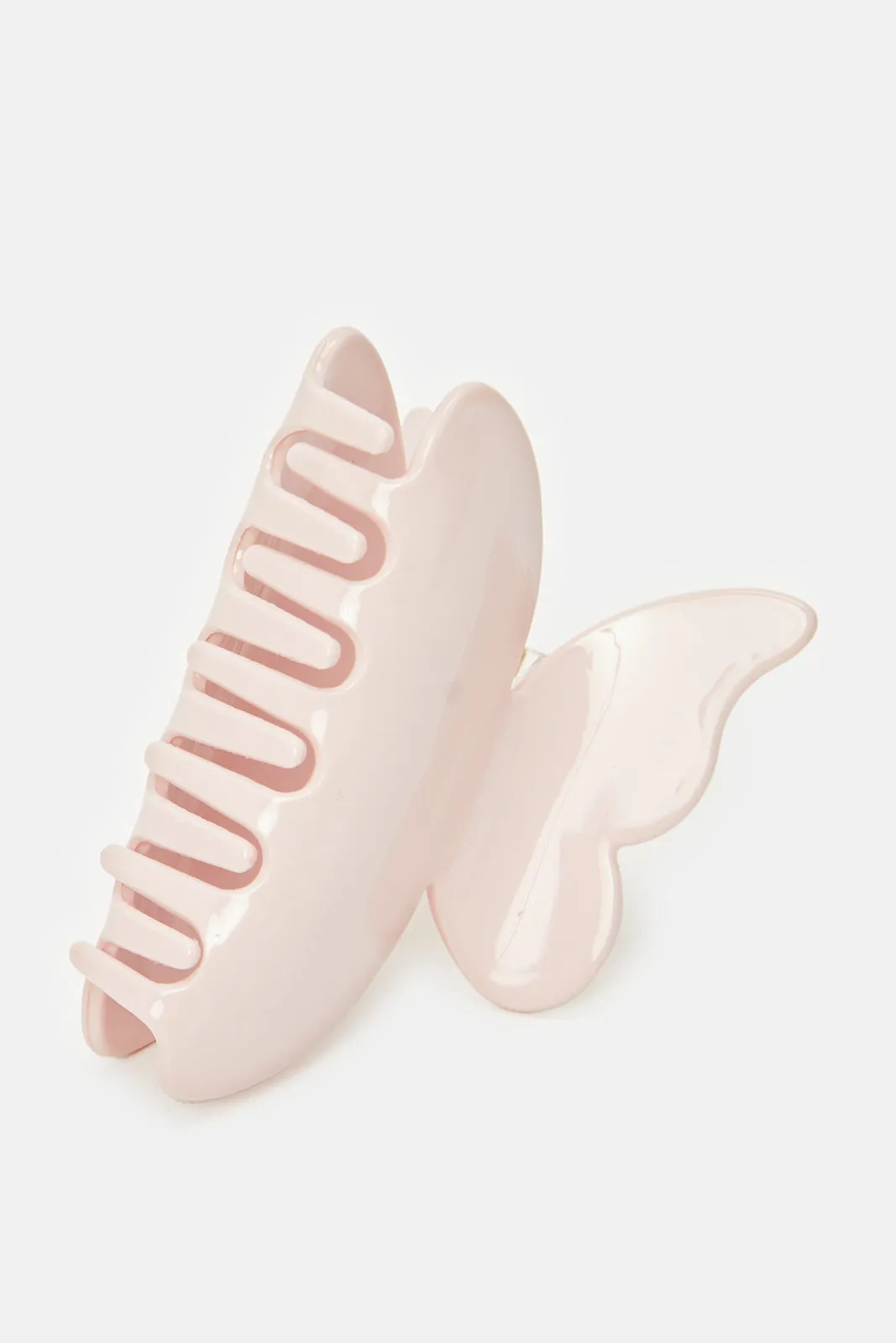 Women Pink Embellished Hair Claw