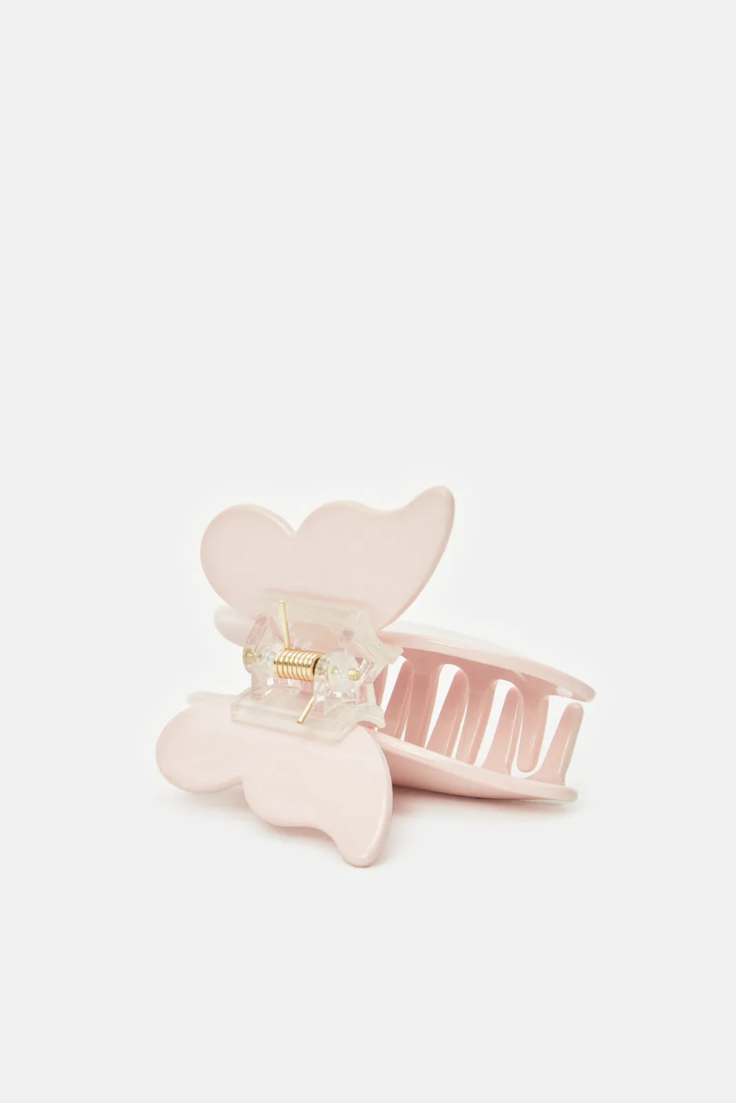 Women Pink Embellished Hair Claw