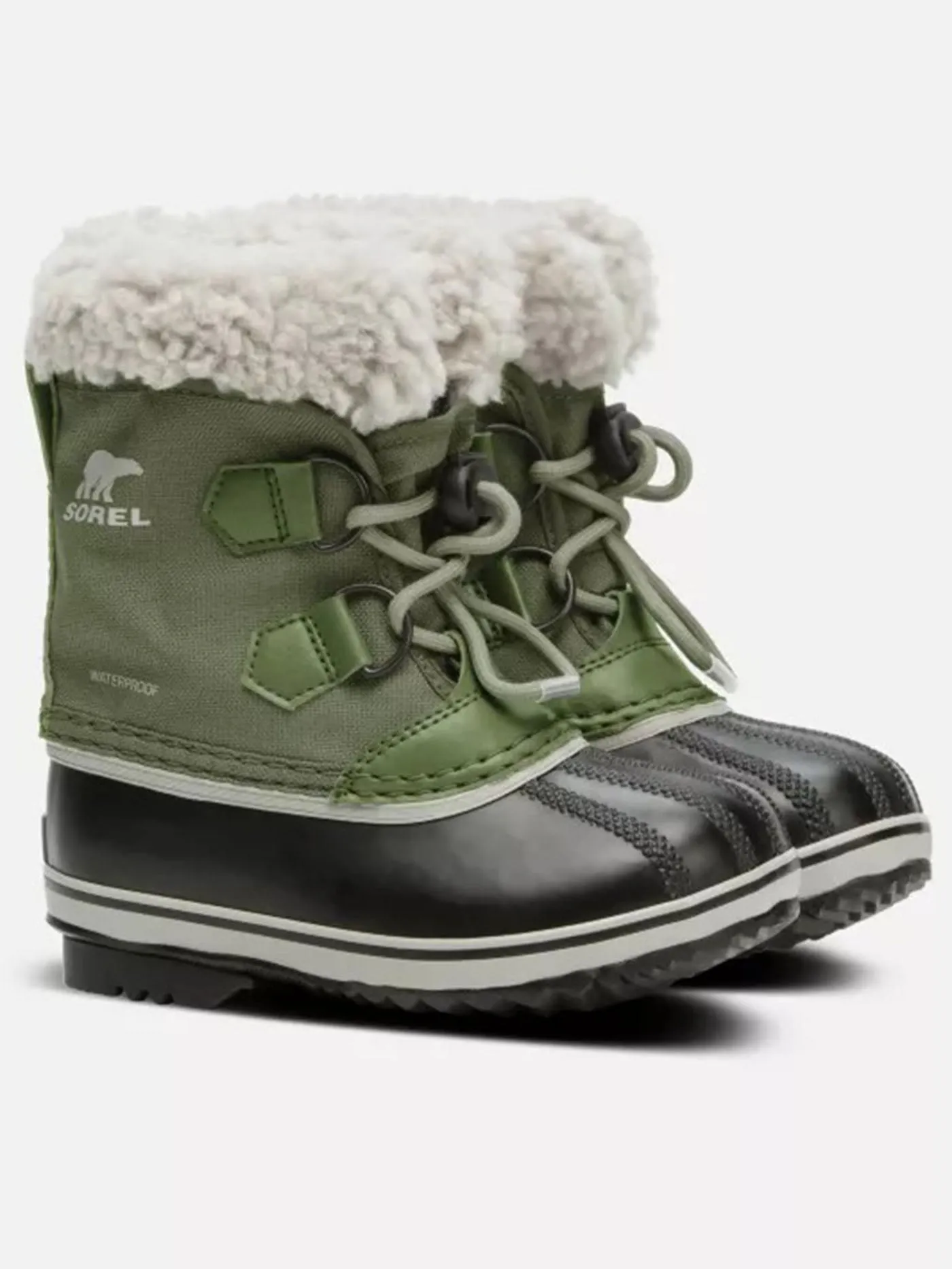 Yoot Pac Nylon Wp Hiker Green Winter Boots (Little Kids)
